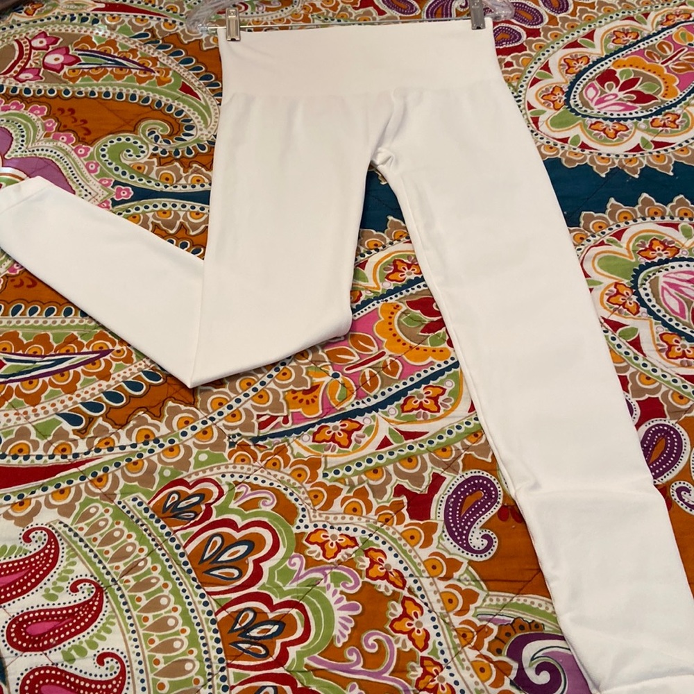 Spanx leggings white